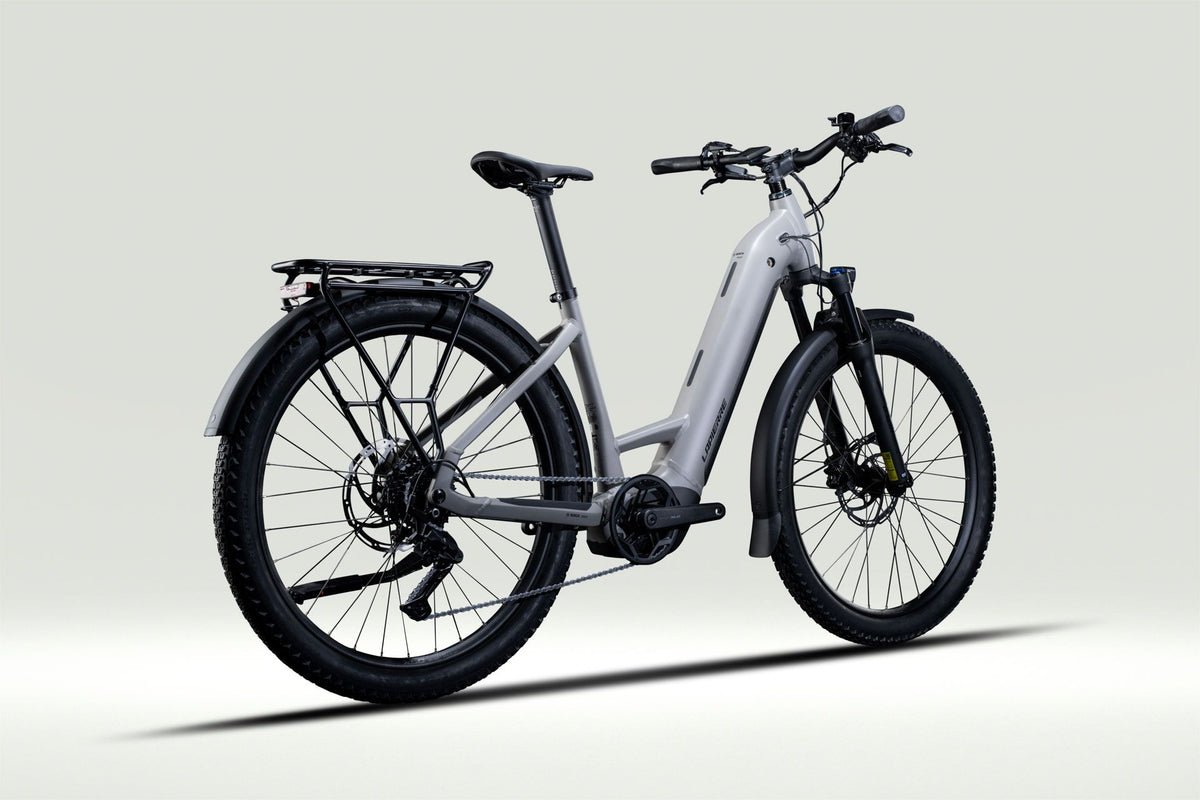 Lapierre E-EXPLORER 5.5 LOW - graphite grey - mat - vue 135 degres
