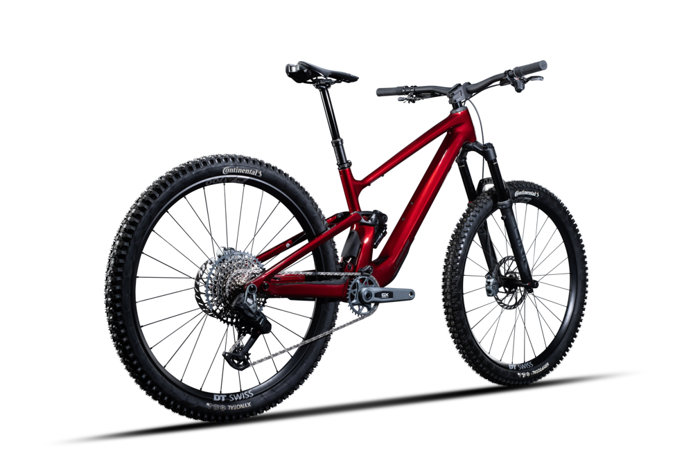 Lapierre ZESTY CF 8.9 - cranberry juice red - glossy - vue 135 degres