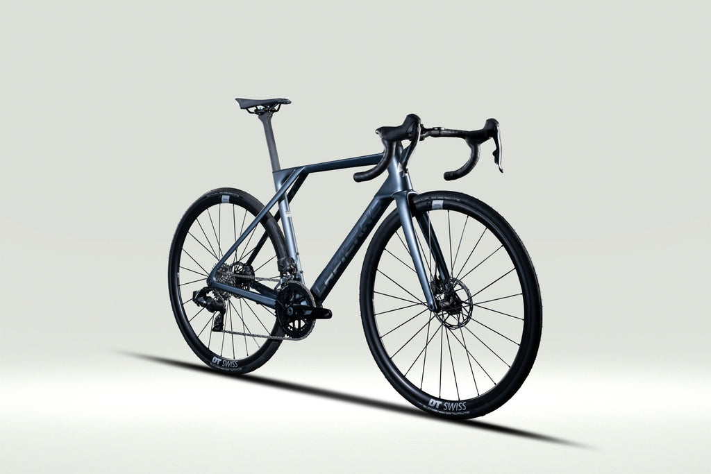 Lapierre XELIUS DRS 6.0 AXS - gravity grey - glossy - vue 135 degres