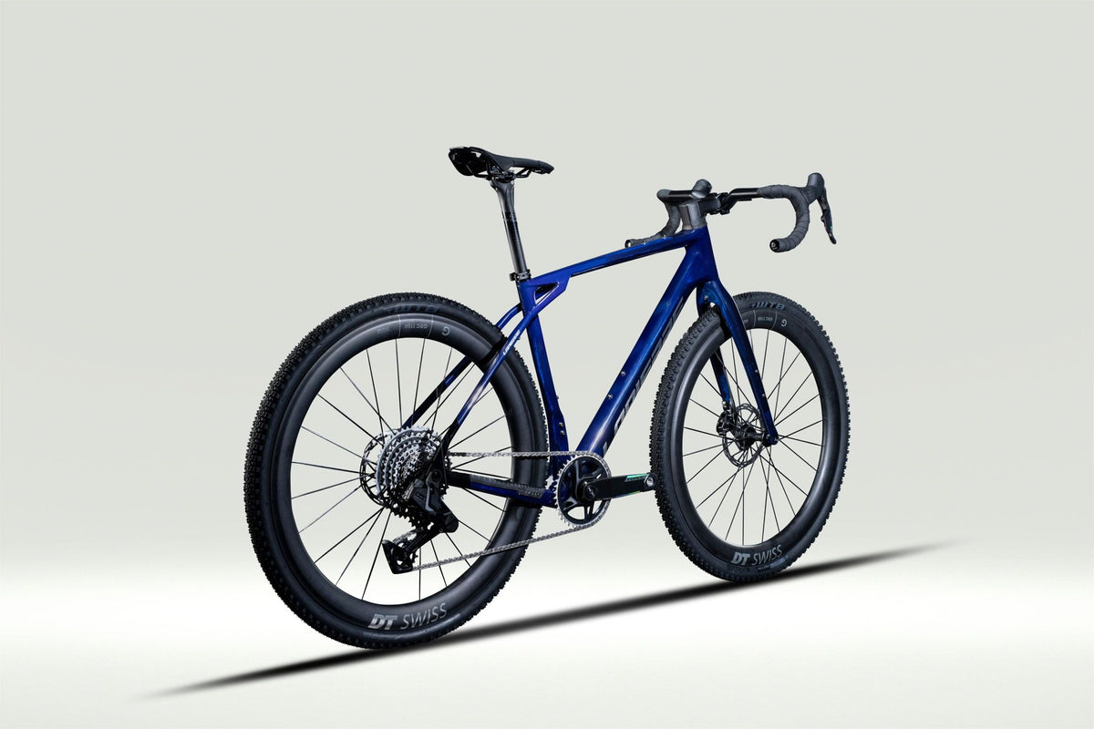 Lapierre CROSSHILL CF 9.0 - translucent hex blue - glossy - vue 45 degres