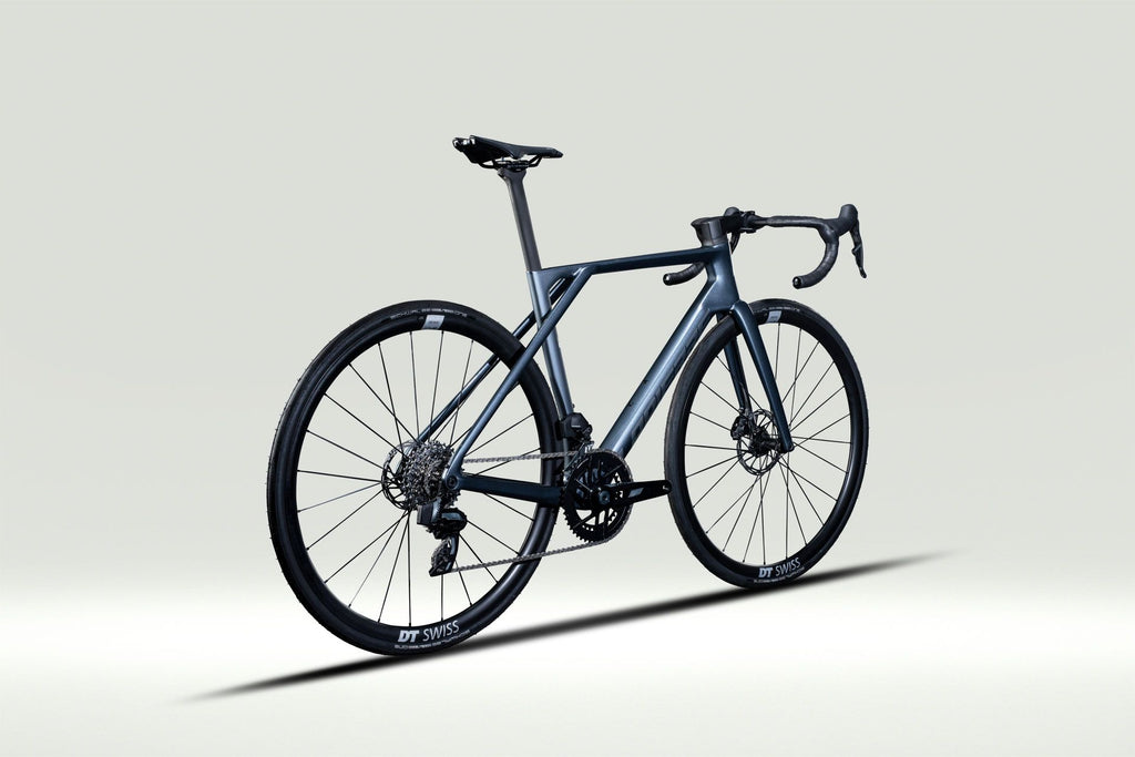 Lapierre XELIUS DRS 6.0 AXS - gravity grey - glossy - vue 45 degres