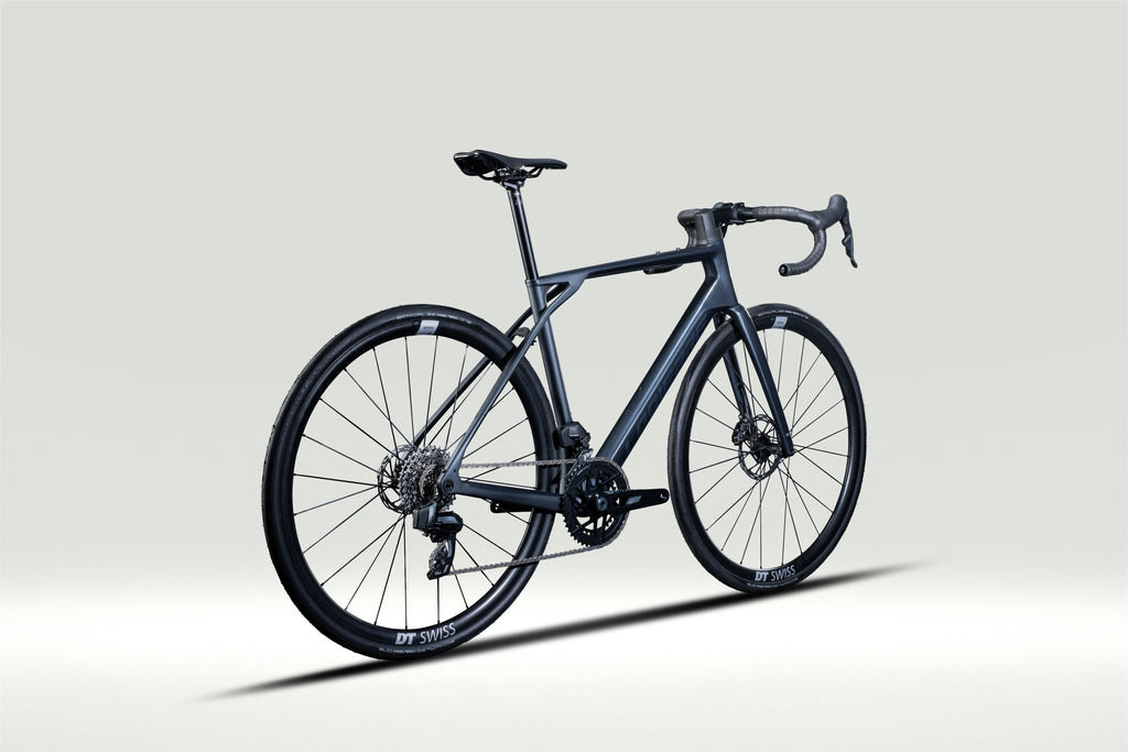 Lapierre PULSIUM 6.0 AXS - gravity grey - glossy - vue 45 degres