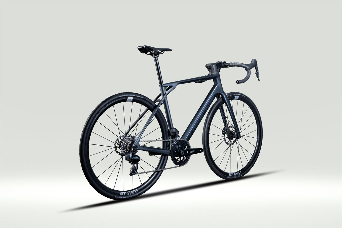 Lapierre PULSIUM 6.0 AXS - gravity grey - glossy - vue 45 degres