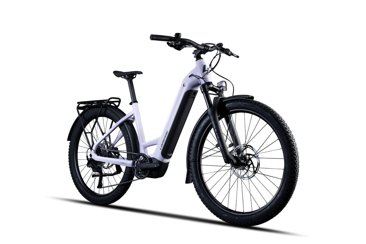 Lapierre E-EXPLORER 6.5 LOW - gentle lavender - glossy - vue 45 degres