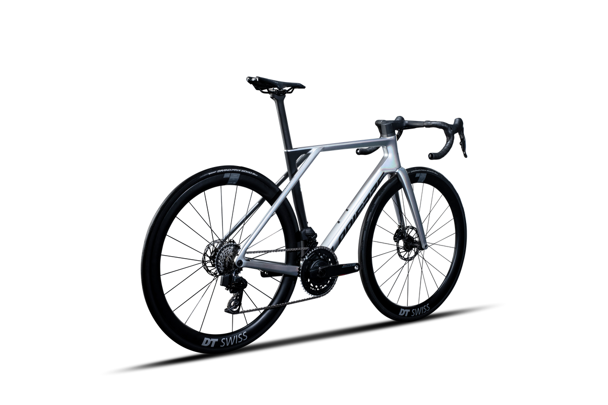 Lapierre XELIUS DRS 8.0 AXS - chrome glossy - vue 45 degres