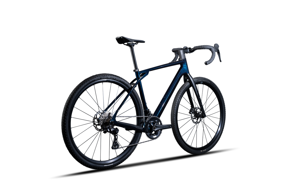 Lapierre CROSSHILL CF 5.0 - crepuscule blue - glossy - vue 135 degres