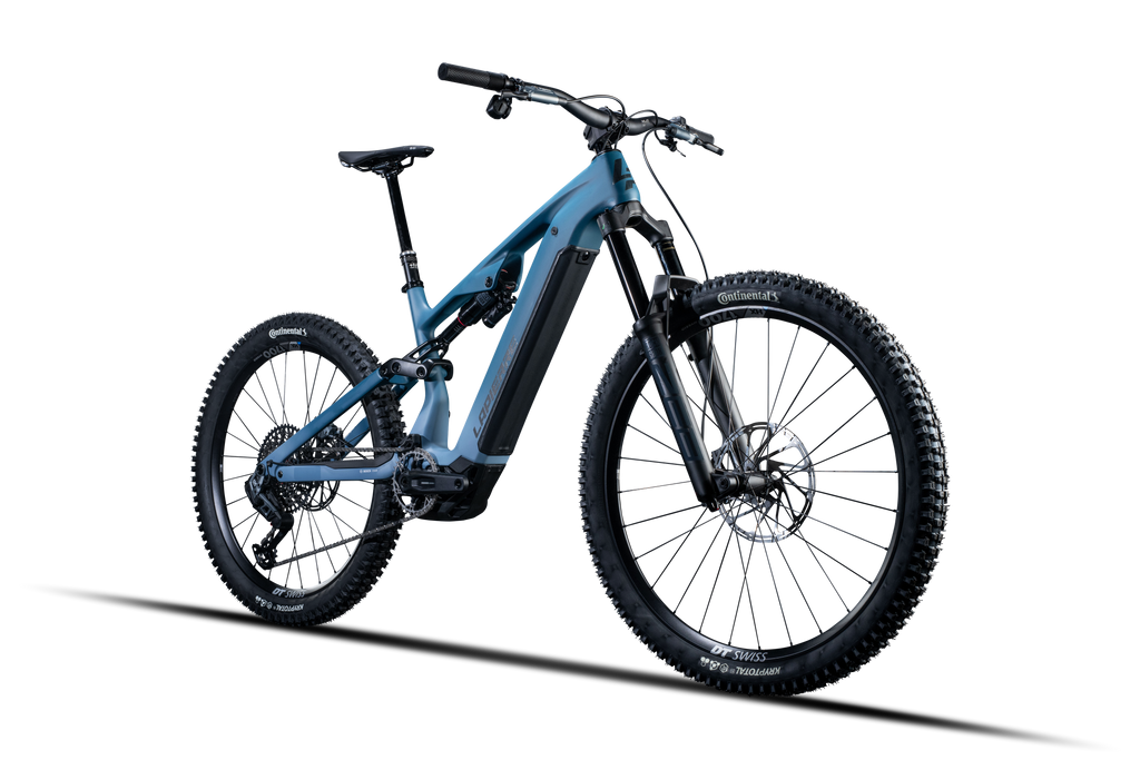 Lapierre OVERVOLT AM CF 7.8 - tidal teal blue - satin - vue 45 degres