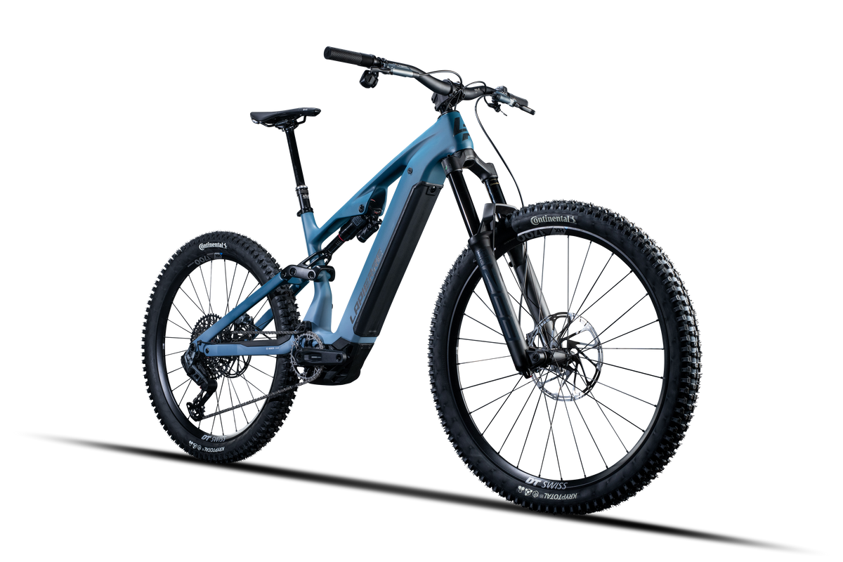 Lapierre OVERVOLT AM CF 7.8 - tidal teal blue - satin - vue 45 degres