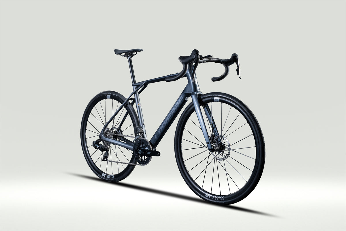 Lapierre PULSIUM 6.0 AXS - gravity grey - glossy - vue 135 degres