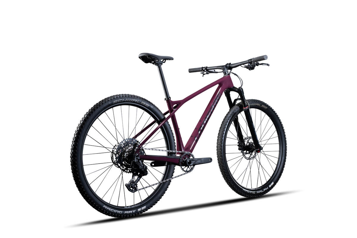 Lapierre PRORACE CF 6.9 - midnight plum purple - glossy - vue 135 degres