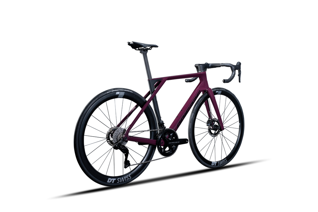 Lapierre XELIUS DRS 9.0 - midnight plum purple - glossy - vue 45 degres