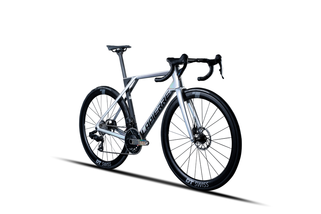Lapierre XELIUS DRS 8.0 AXS - chrome glossy - vue 135 degres