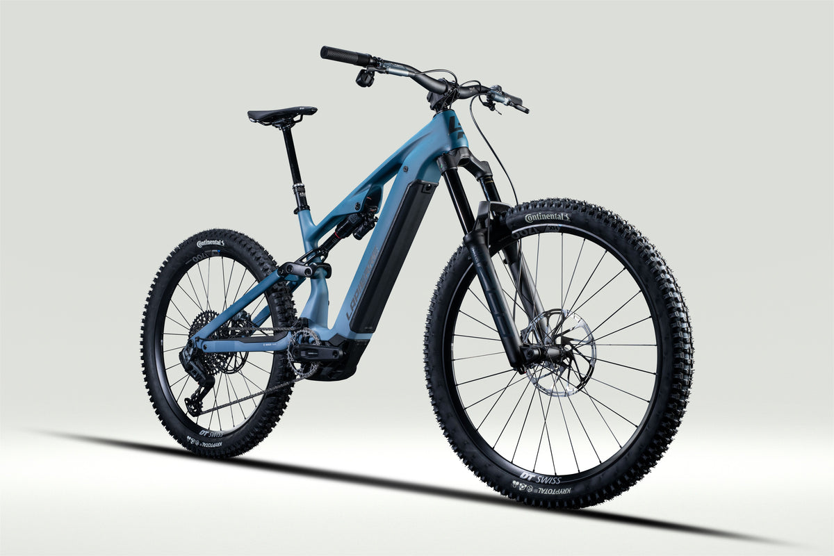 Lapierre OVERVOLT AM CF 7.8 - tidal teal blue - satin - vue 45 degres