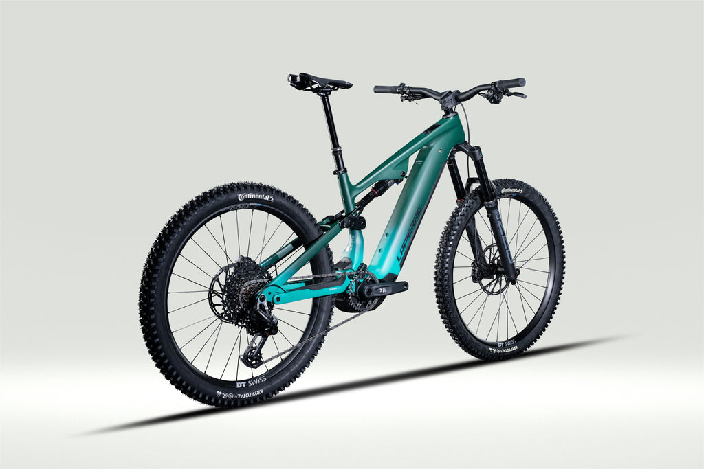 Lapierre OVERVOLT AM CF 6.8 - deep emerald green - satin - vue 45 degres