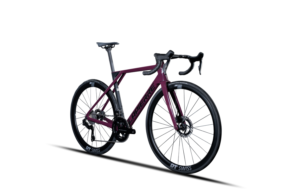 Lapierre XELIUS DRS 9.0 - midnight plum purple - glossy - vue 135 degres