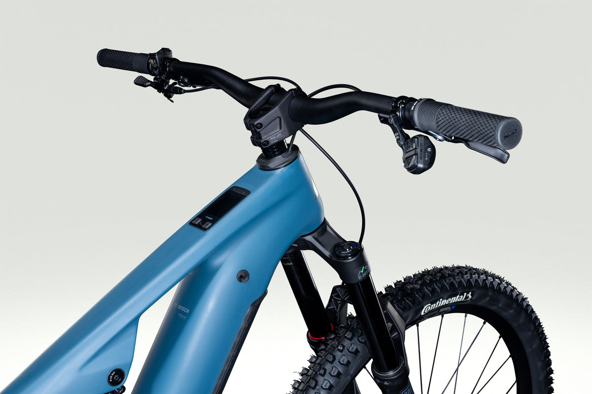 Lapierre OVERVOLT AM CF 7.8 - tidal teal blue - satin - detail 1