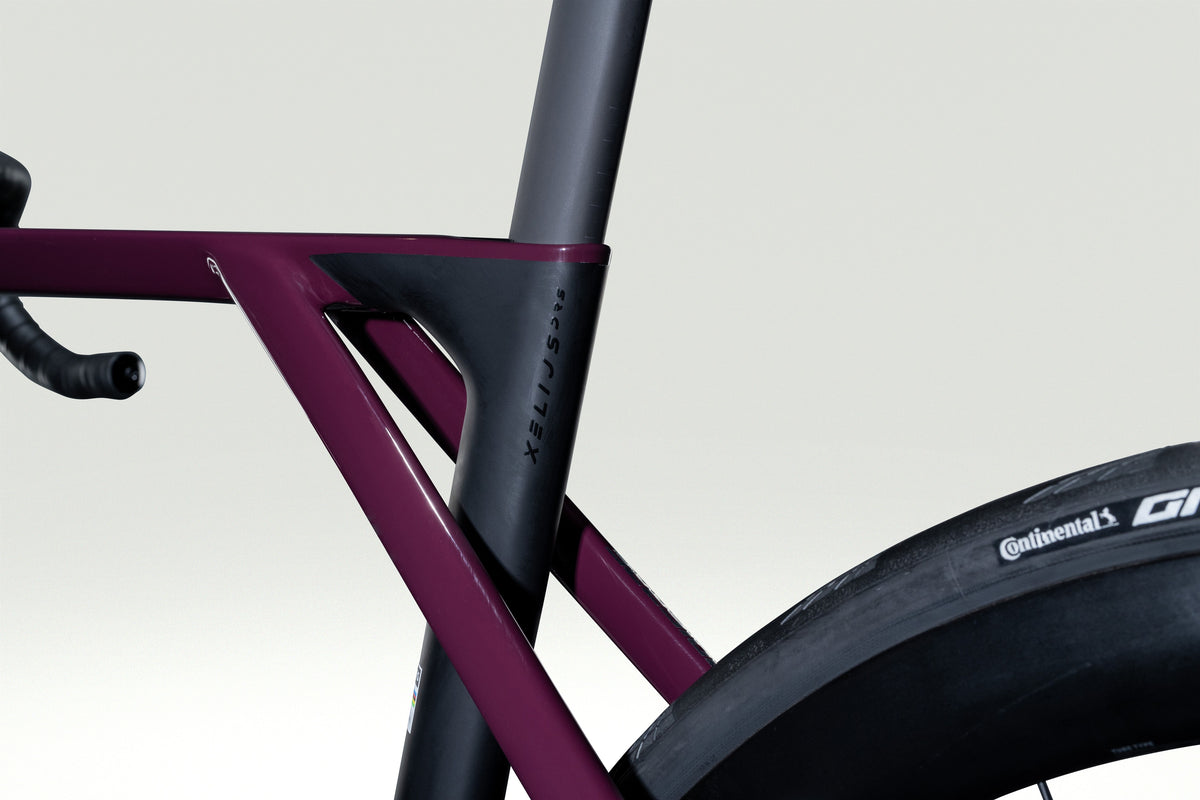 Lapierre XELIUS DRS 9.0 - midnight plum purple - glossy - detail 10